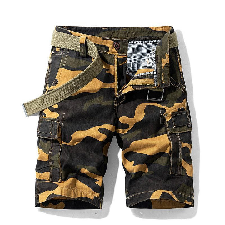 Camouflage Overalls Five-Point Pants Loose Breathable Casual Shorts Men - Super Amazing Store