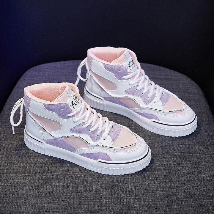 High Top White Shoes Women Flat Running Shoes Women - Super Amazing Store