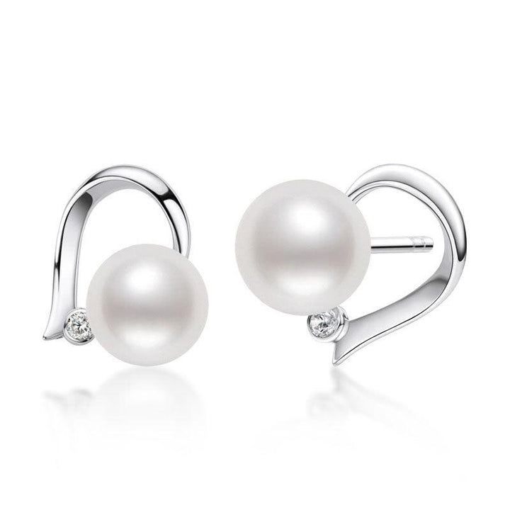 Retro White Drop-shaped Geometric Stud Earrings - Super Amazing Store