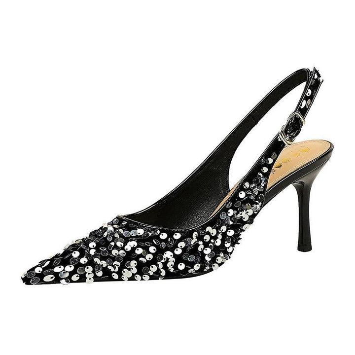 High Heels Women's Shallow Mouth Pointed-toe Hollowed-Super Amazing Store