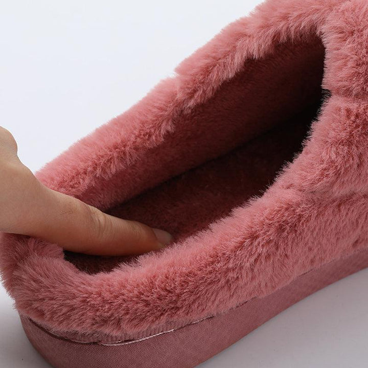 Unisex Slippers Cozy Plush House Slippers Warm Winter Slippers Indoor - Super Amazing Store