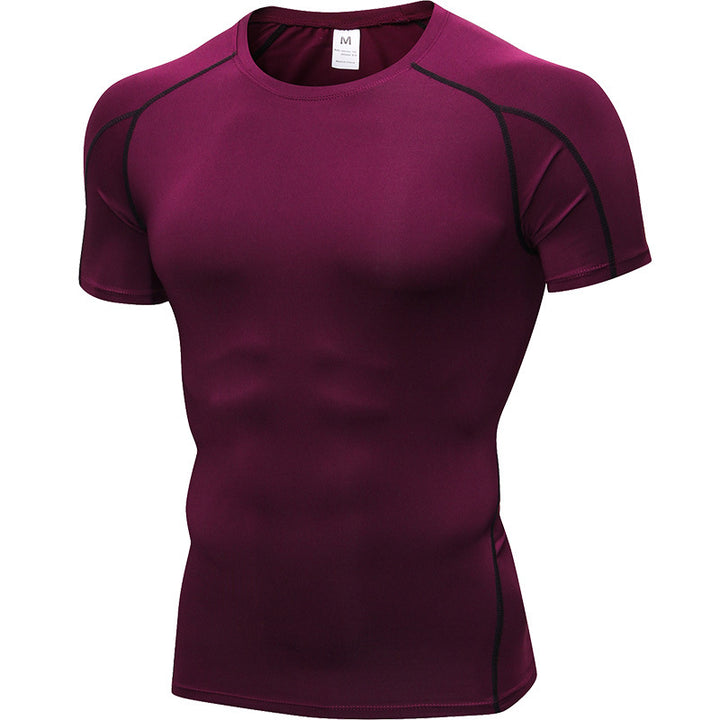 Men's PRO Tight Short Sleeve Fitness Exercise Super Amazing Store