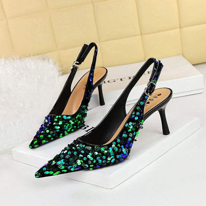 High Heels Women's Shallow Mouth Pointed-toe Hollowed Super Amazing Store