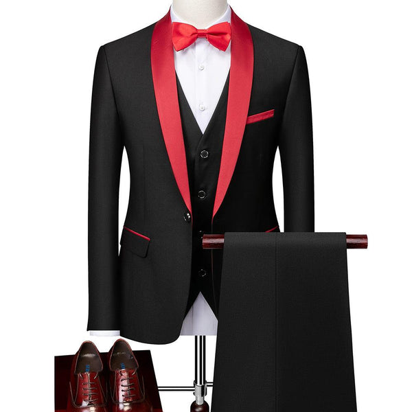 Business Casual Suits Men's Wedding Groom Dresses Pavilion Slim Fit - Super Amazing Store