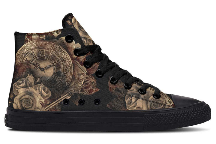 Printed Couple High-top Canvas Shoes - Super Amazing Store