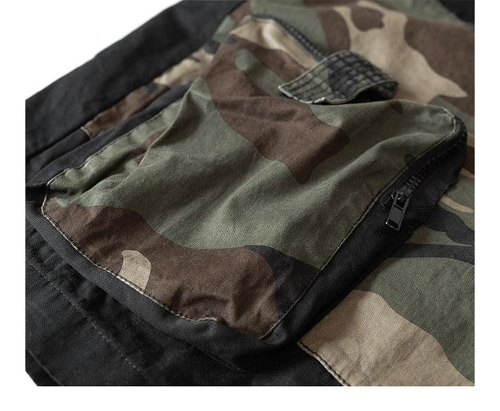 Multi Pocket Camo Cargo Shorts For Men - Super Amazing Store