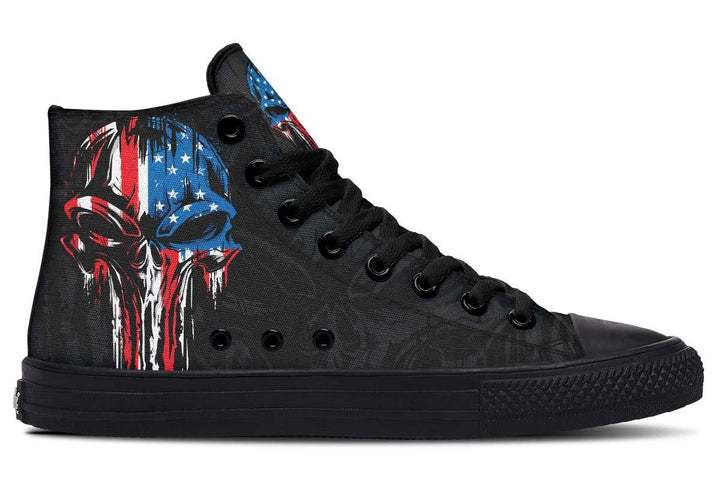 Printed Couple High-top Canvas Shoes - Super Amazing Store