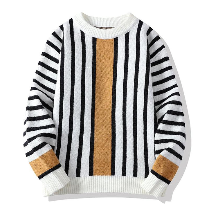 Men Loose Casual Soft Warm Fall Winter Cashmere Knitted Sweater - Super Amazing Store