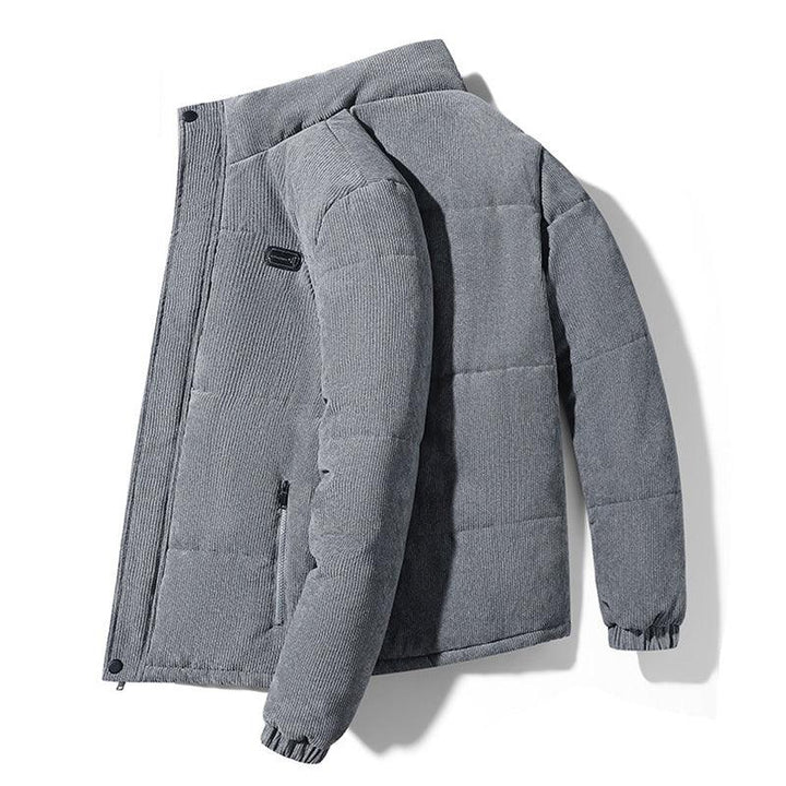 Corduroy Cotton-padded Jacket For Men Fleece-lined Warm And Breathable-Super Amazing Store
