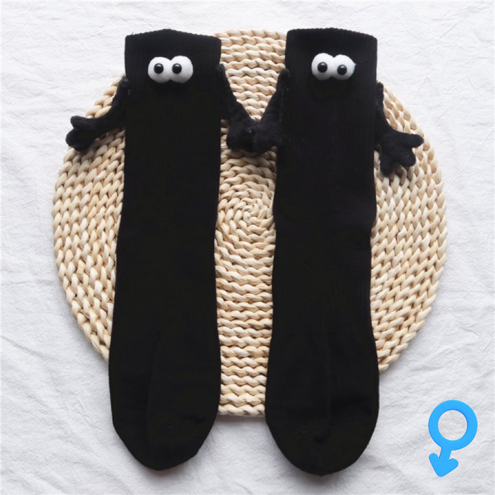 Magnetic Suction Hand In Hand Couple Socks Cartoon Lovely Breathable Comfortable Socks For Women Holding Hands Sock - Super Amazing Store