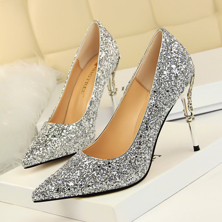 Glitter Base High Heels - Super Amazing Store