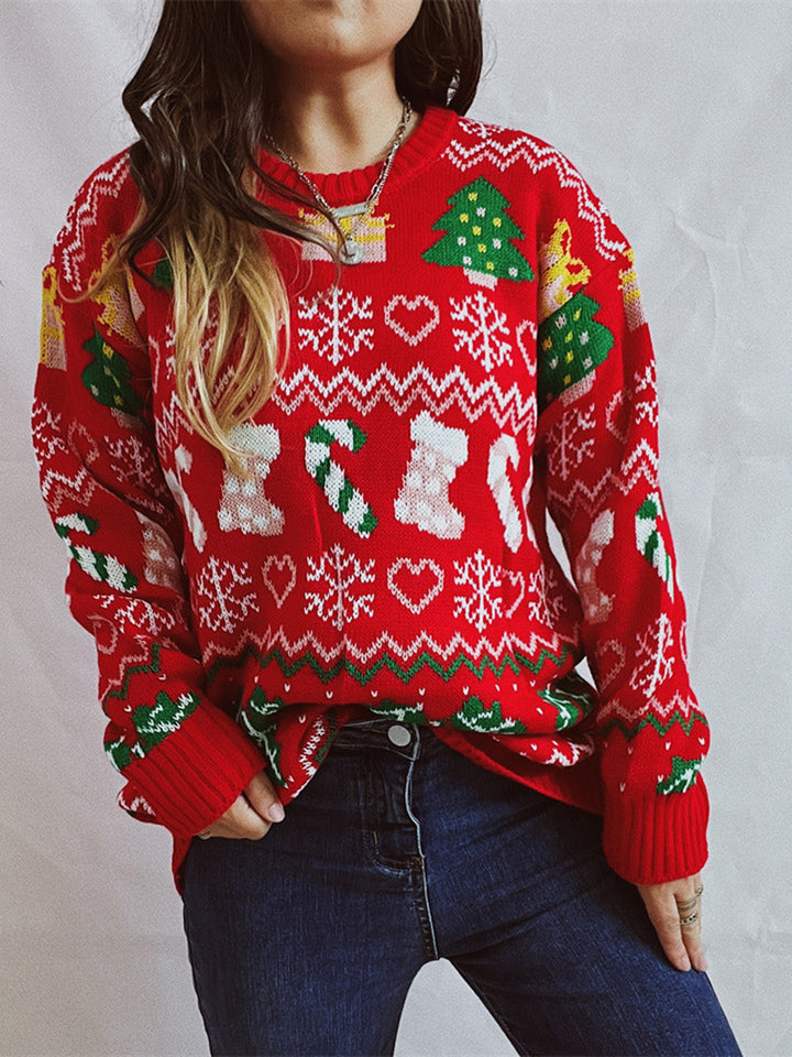 Christmas Element Sweater Trendsi