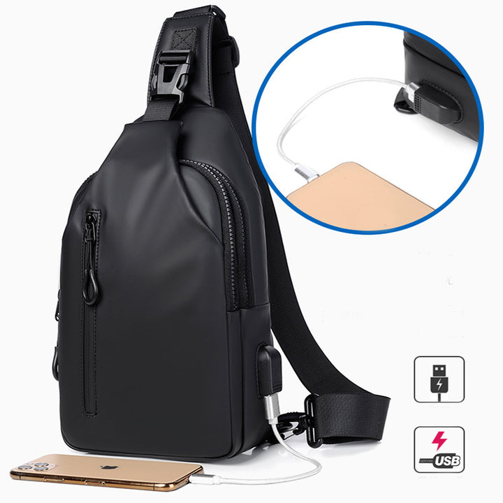 Black Sling Crossbody Backpack Shoulder Bag For Men Chest Bag - Super Amazing Store