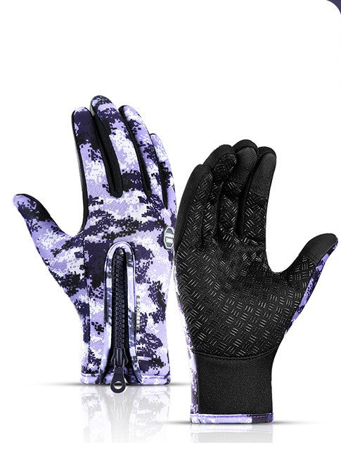 Winter Gloves Touch Screen Riding Motorcycle Sliding Waterproof Sports Gloves With Fleece - Super Amazing Store