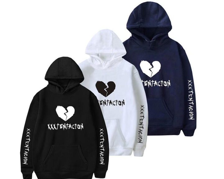 Heart Design Pullover Hoodie - Super Amazing Store