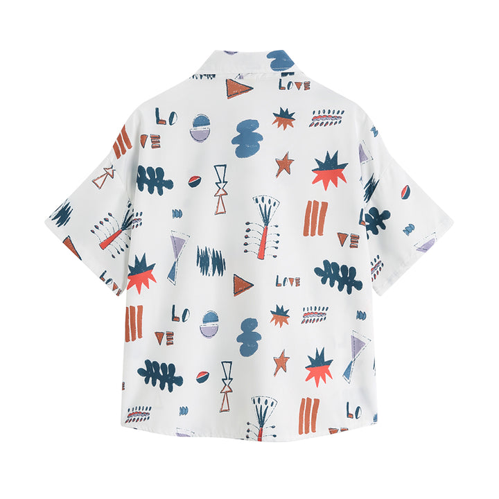 Printed short sleeve shirt - Super Amazing Store