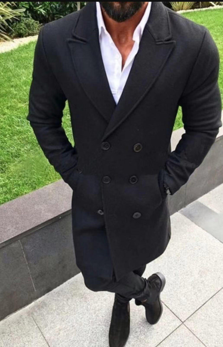 Men Long Trench Coat - Super Amazing Store