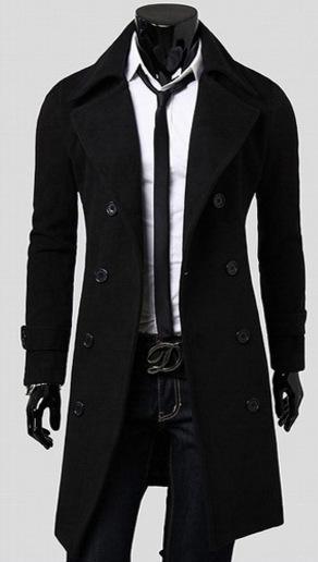 Men Long Trench Coat - Super Amazing Store