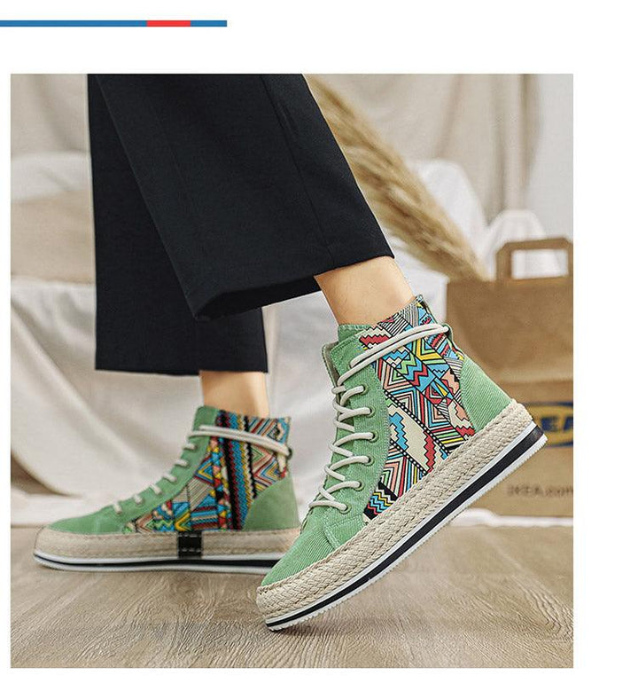 High-top Canvas Casual Board Shoes - Super Amazing Store