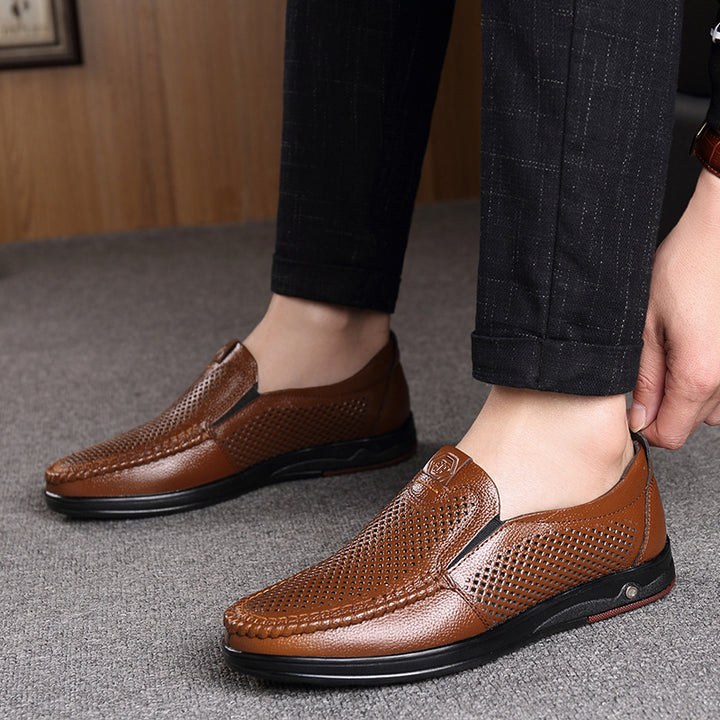 Business Casual Non-slip Peas Shoes For The Elderly Q2