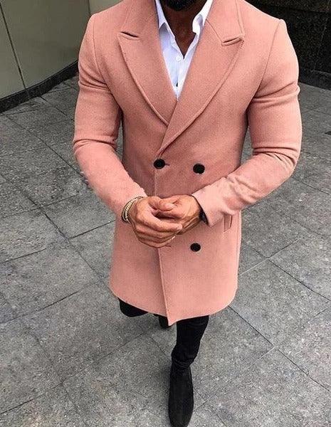 Men Long Trench Coat - Super Amazing Store