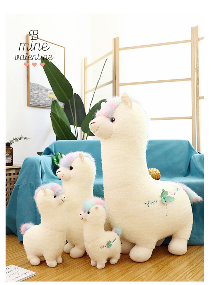 Plush Alpaca Pillow