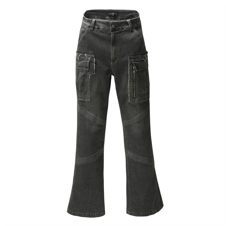 Men's Multi-pocket Bell-bottom Jeans Super Amazing Store