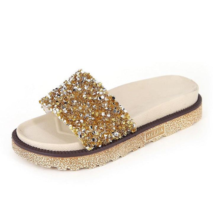 Rhinestone slippers - Super Amazing Store