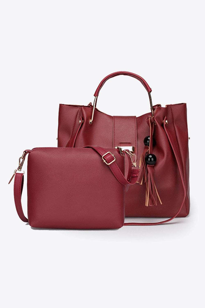 2-Piece PU Leather Bag Set - Super Amazing Store