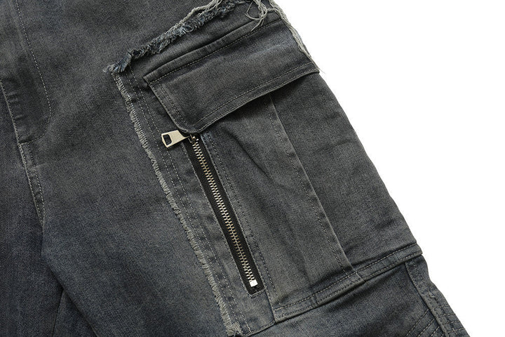 Men's Multi-pocket Bell-bottom Jeans Super Amazing Store
