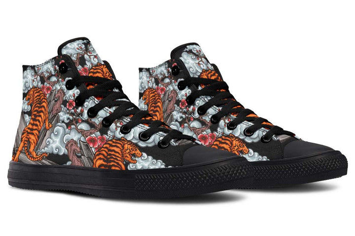 Printed Couple High-top Canvas Shoes - Super Amazing Store