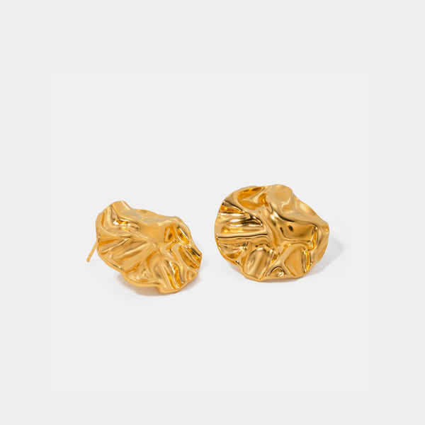 18K Gold-Plated Stud Earrings Trendsi