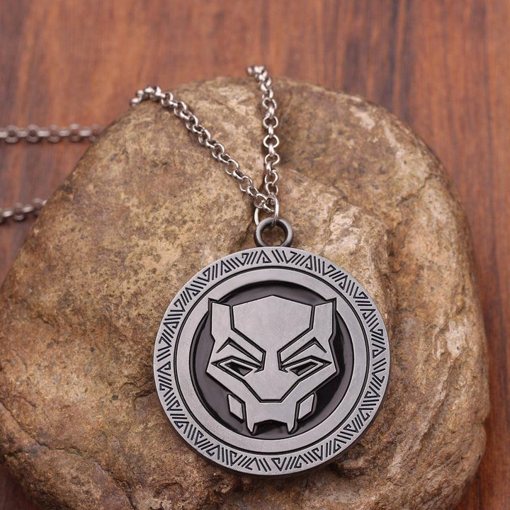 Black Panther Pendant Necklace Punk Jewelry Accessories - Super Amazing Store