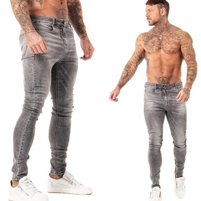 Patchwork Pants Jeans Men's Fit - Super Amazing Store