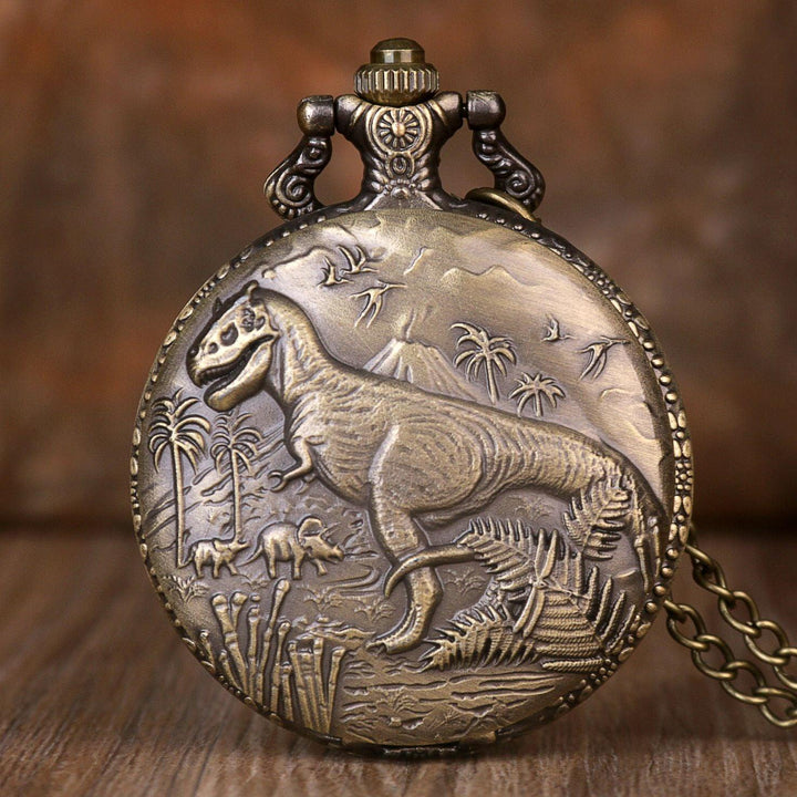 Animal Dinosaur Necklace Pocket Watch Souvenir - Super Amazing Store