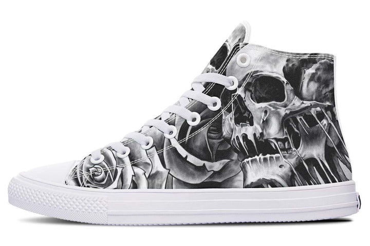 Printed Couple High-top Canvas Shoes - Super Amazing Store