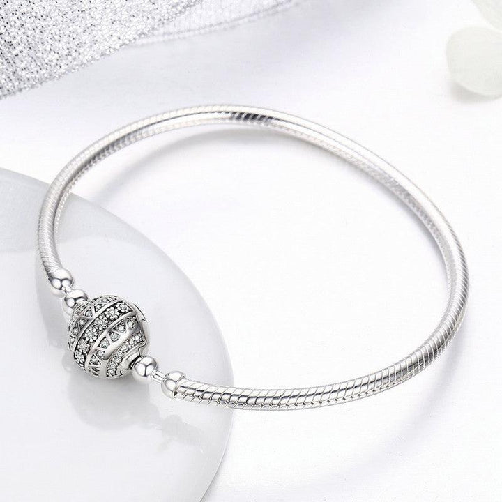 Fashionable Simple S925 Sterling Silver Bangle Bracelet - Super Amazing Store