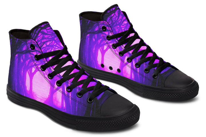 Printed Couple High-top Canvas Shoes - Super Amazing Store