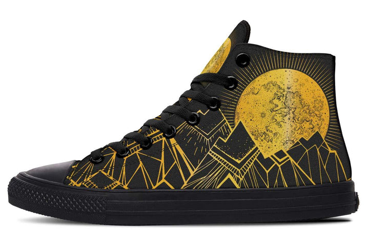 Printed Couple High-top Canvas Shoes - Super Amazing Store