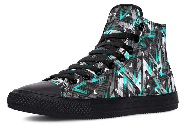 Printed Couple High-top Canvas Shoes - Super Amazing Store