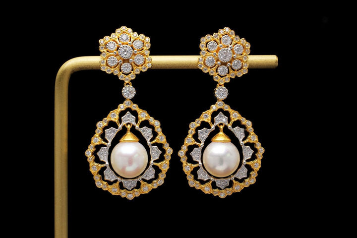 Light Luxury 925 Silver Gold Bead Earrings - Super Amazing Store