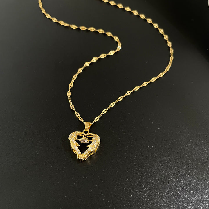 Love Smart Necklace Female Phenix Dance In The Sky Cold Style Luxury Temperament Clavicle Chain Super Amazing Store