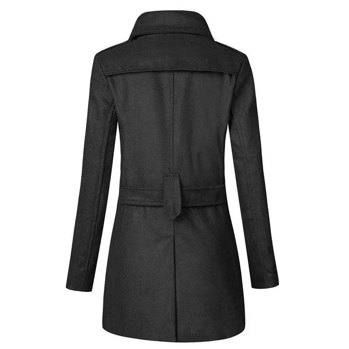 Autumn And Winter Foreign Trade New Men's Woolen Trench Coat - Super Amazing Store