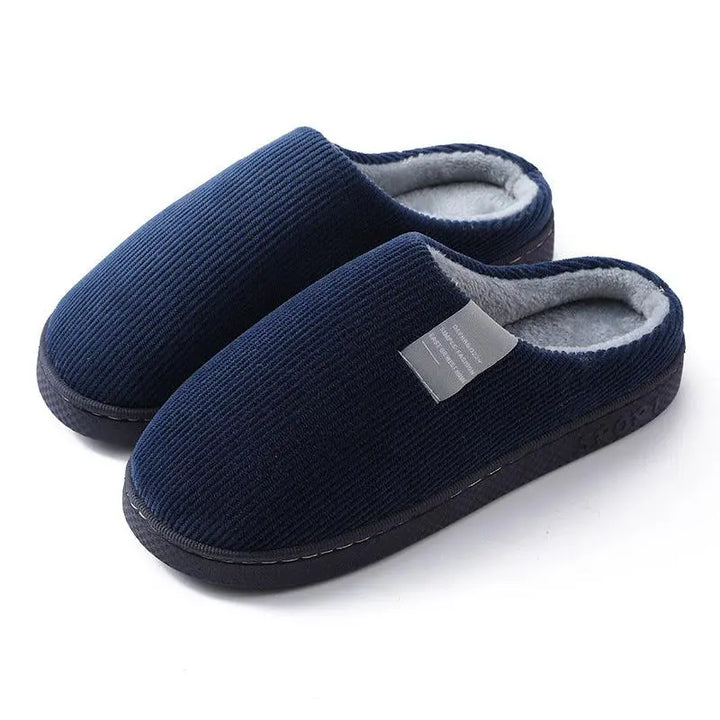 Corduroy Slippers For Women Home Shoes Men Women Couple - Super Amazing Store