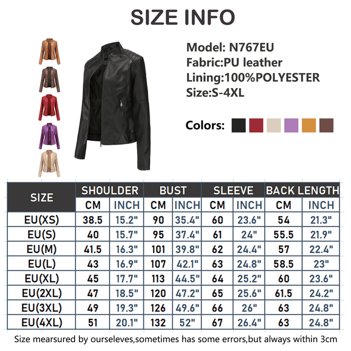 European And American Women's Leather Jackets-Super Amazing Store
