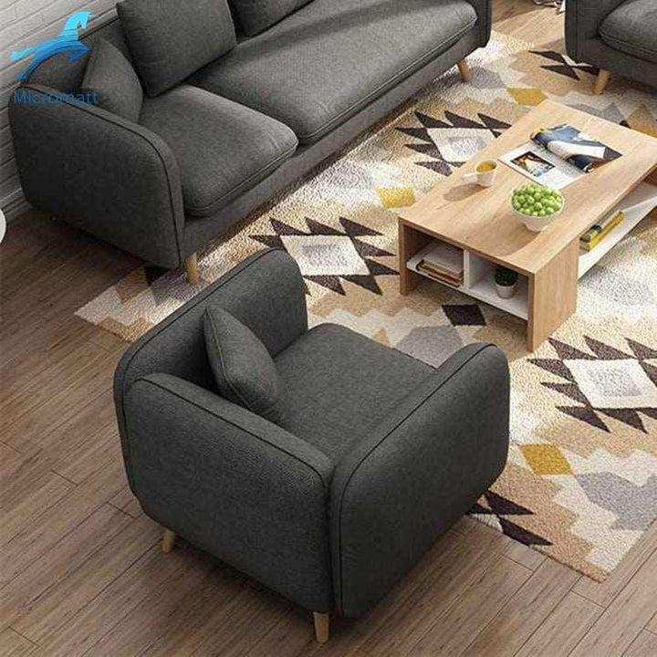 2023 New Style Customizable Grey Color Living Furniture Single Fabric Sofa - Super Amazing Store