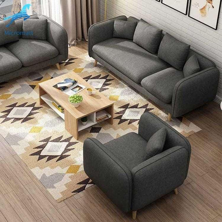 2023 New Style Customizable Grey Color Living Furniture Single Fabric Sofa - Super Amazing Store