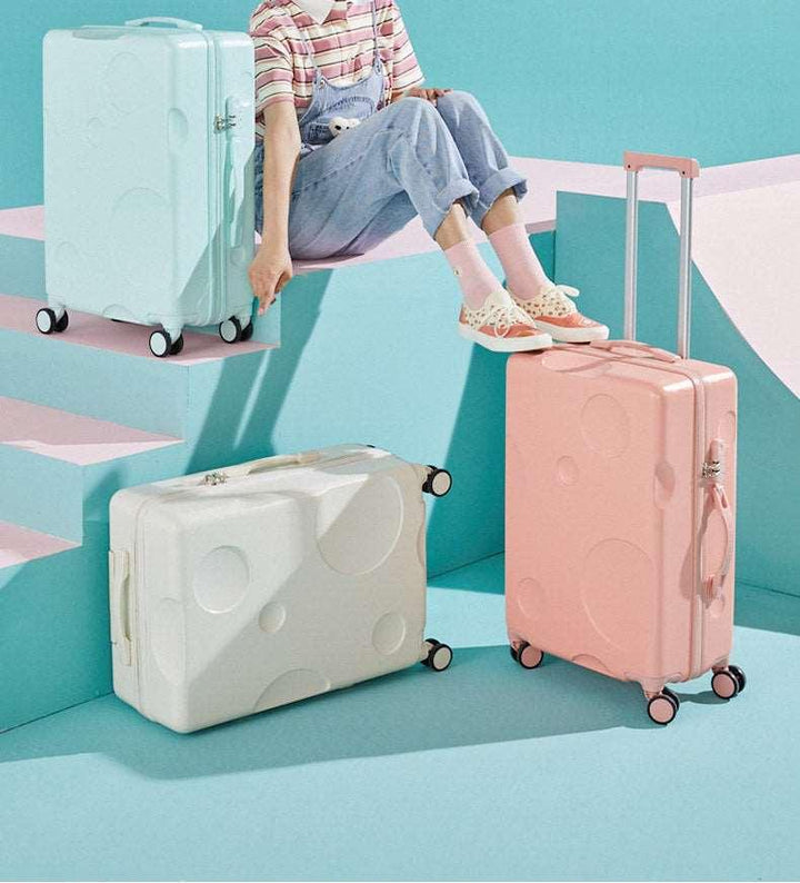 2023 new suitcase female luggage case 24-inch suitcase male universal wheel suitcase password box boarding abs pc luggage box - Super Amazing Store