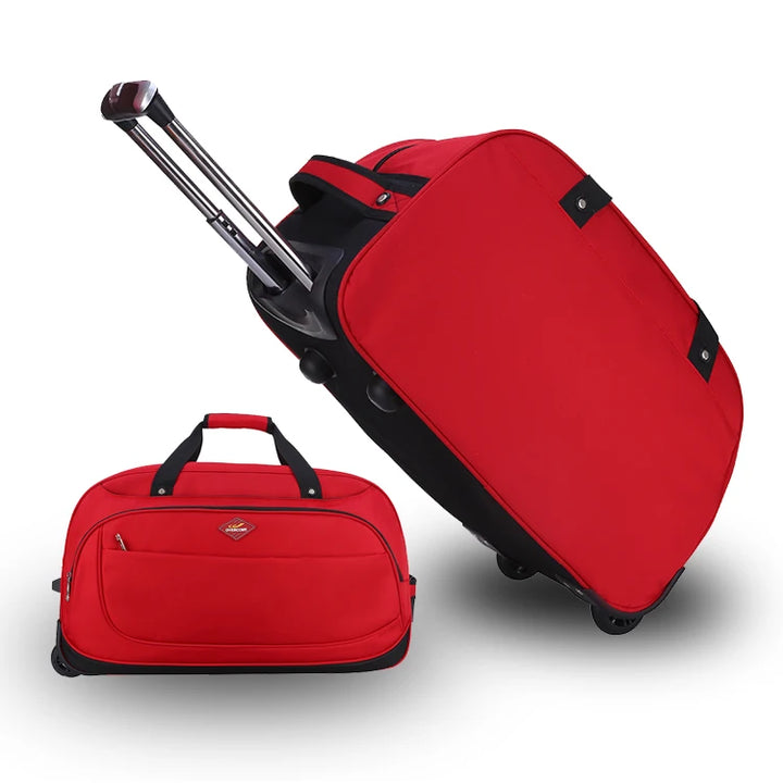 Wheel Large Capacity Oxford Trolley sets Travel Luggage Set Trolley Bag Travel Luggage Suitcase