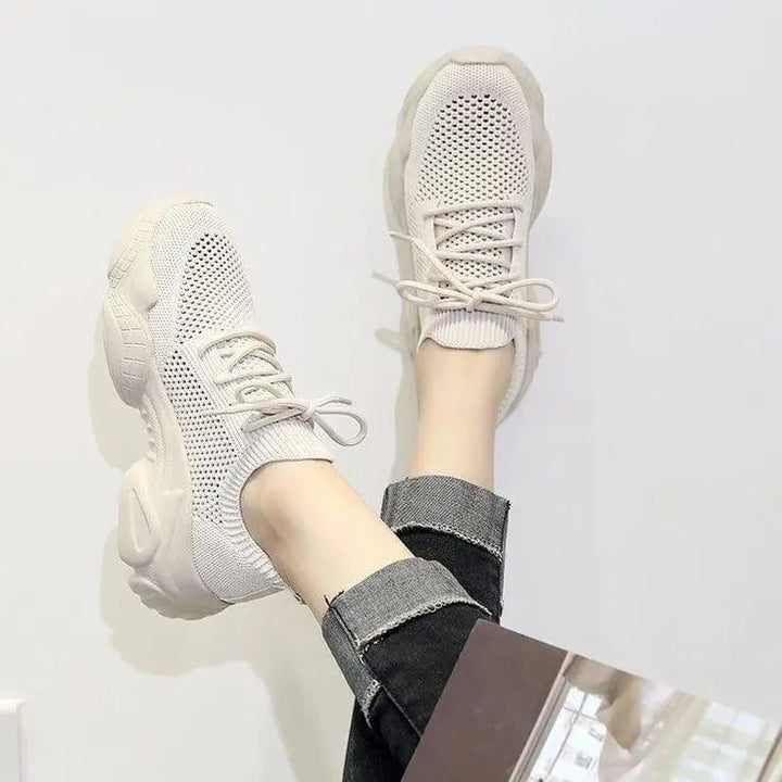 Heighten small white shoes for women sneakers - Super Amazing Store